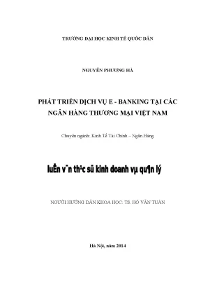 Phát triển dịch vụ e banking tại các ngân hàng thương mại việt nam
