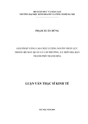 Giải pháp nâng cao chất lượng nguồn nhân lực trong bộ máy quản lý cấp phường xã trên địa bàn thành phố thanh hóa1