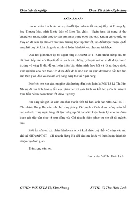 Luận văn tốt nghiệp giải pháp nhằm nâng cao hiệu quả hoạt động cho vay của nhnoptnt hưng hà