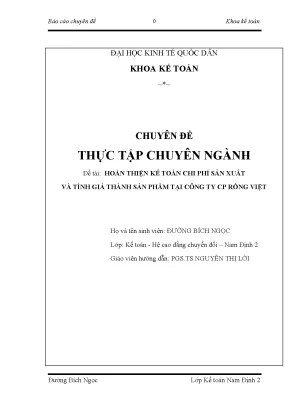 Luận văn tốt nghiệp kế toán chi phí sản xuất tủ nhựa tại công ty cổ phần tiền phong thực trạng và giải pháp 2