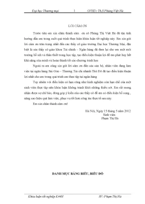 Luận văn tốt nghiệp hiệu quả hoạt động huy động tiền gửi tại ngân hàng thương mại cổ phần sài gòn thương tín sacombank chi nhánh thủ đô