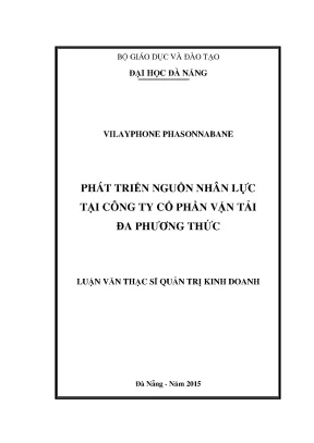 Luận văn thạc sĩ phát triển nguồn nhân lực tại công ty cổ phần vận tải đa phương thức