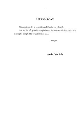 Luận văn thạc sĩ đào tạo nguồn nhân lực tại ban quản lý khu kinh tế dung quất tỉnh quảng ngãi