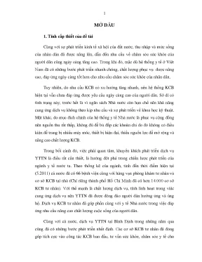 Luận văn thạc sĩ đẩy mạnh phát triển dịch vụ yttn trên địa bàn tỉnh bình định