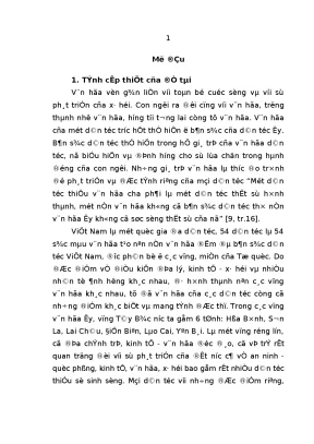 Kế thừa và phát huy bản sắc văn hóa của dân tộc thái ở tây bắc hiện nay qua thực tế ở tỉnh sơn la 1