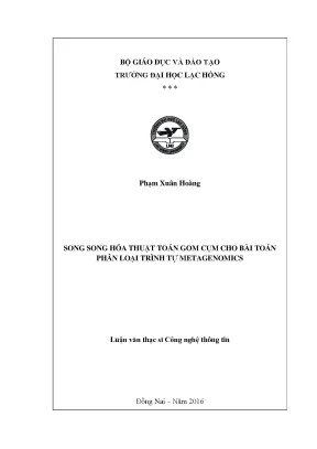 Song song hóa thuật toán gom cụm cho bài toán phân loại trình tự metagenomics