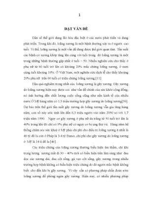 Nghiên cứu mật độ xương theo nhóm tuổi ở phụ nữ miền bắc việt nam bằng phương pháp dexa máy hologic