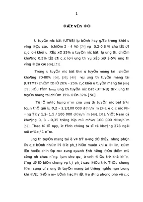 Nhận xét đặc điểm lâm sàng cận lâm sàng và kết quả điều trị của ung thư tuyến mang tai tại bệnh viên k từ năm 2005 đến 2009