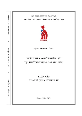 Phát triển nguồn nhân lực tại trường trung cấp mai linh