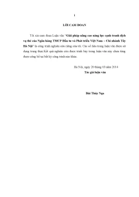 Luận văn thạc sĩ tmu giải pháp nâng cao năng lực cạnh tranh dịch vụ thẻ của ngân hàng tmcp đầu tư và phát triển việt nam chi nhánh tây hà nội001
