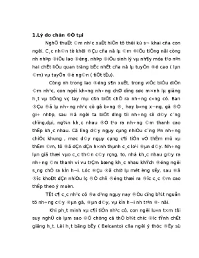 Một số biện pháp nâng cao chất lượng đệm hát trên đàn phím điện tử organ keyboard cho các giáo viên âm nhạc trường trung học cơ sở dương xá gia lâm hà nội