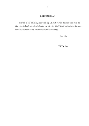 Luận văn thạc sĩ tmu hoạt động cho vay tiêu dùng tại ngân hàng đầu tư và phát triển việt nam chi nhánh tây nam quảng ninh
