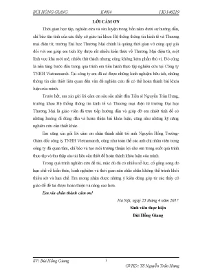Luận văn tốt nghiệp tmu hoàn thiện quy trình bán lẻ trực tuyến tại website www denledxinh com của công ty tnhh vietnamarch