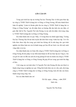 Luận văn tốt nghiệp tmu công tác quản trị khoản phải thu khách hàng tại công ty tnhh thiết bị hàng hải và động cơ đông dƣơng