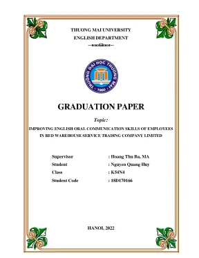 Luận văn tốt nghiệp tmu improving english oral communication skills of employees in red warehouse service trading company limited
