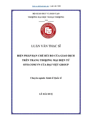 3 luận van thạc sĩ kinh tế
