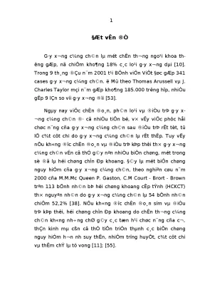 Đánh giá kết quả điều trị hội chứng chèn ép khoang cẳng chân sau chấn thương tại bệnh viện việt đức từ 2003 2007
