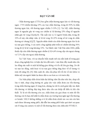 Nghiên cứu ứng dụng phẫu thuật nội soi lồng ngực trong chẩn đoán và điều trị chấn thương ngực