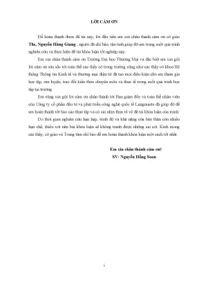 Luận văn tốt nghiệp tmu phân tích thiết kế hệ thống thông tin quản lý và tổ chức các khóa đào tạo tạo công ty cổ phần đầu tư và phát tri n công nghệ quốc tế langmast