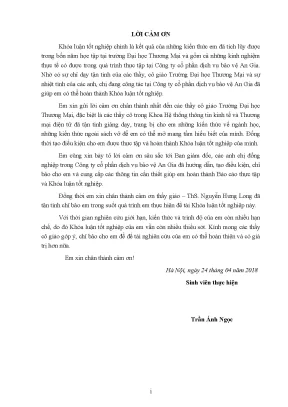 Luận văn tốt nghiệp tmu phân tích thiết kế hệ thống thông tin quản lý khách hàng tại công ty cổ phần dịch vụ bảo vệ an gia