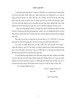 Luận văn tốt nghiệp tmu xây dựng hệ thống thanh toán cho website httpcareviet vn của công ty tnhh đầu tƣ và thƣơng mại hùng mạnh