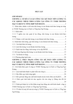 Kế toán tiền lương và các khoản trích theo lương tại công ty tnhh thương mại và dịch vụ tổng hợp ngô hoàng