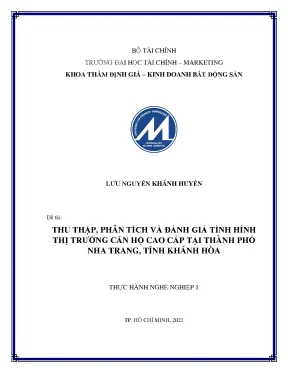 Thnn1 8 điểm đề tài thu thập phân tích và đánh giá tình hình thị trường căn hộ cao cấp tại tp nha trang tỉnh khánh hòa