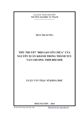 Luận văn thạc sĩ tiểu thuyết đội gạo lên chùa của nguyễn xuân khánh trong thành tựu văn chương thời đổi mới