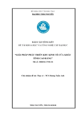 Giải pháp phát triển khu kinh tế cửa khẩu tỉnh cao bằng 5570402