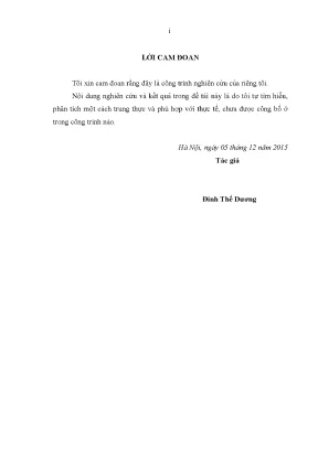 Luận văn thạc sĩ đánh giá thực trạng và đề xuất giải pháp nhằm phát triển du lịch sinh thái bền vững cho vườn quốc gia ba vì hà nội