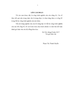 Luận văn thạc sĩ đánh giá thực trạng và đề xuất giải pháp bảo vệ tài nguyên nước sông thương trên địa bàn tỉnh bắc giang