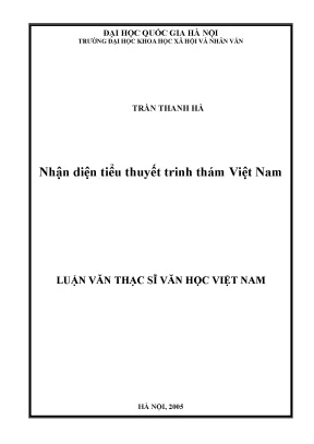 Luận văn thạc sĩ nhận diện tiểu thuyết trinh thám việt nam