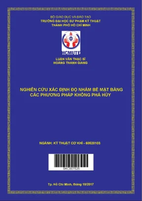 Nghiên cứu xác định độ nhám bề mặt bằng các phương pháp không phá hủy