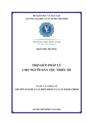 Trợ giúp pháp cho người dân tộc thiểu số