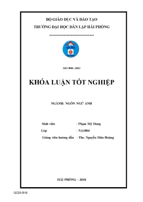 A study on common methods to translate marketing terms from english to vietnamese