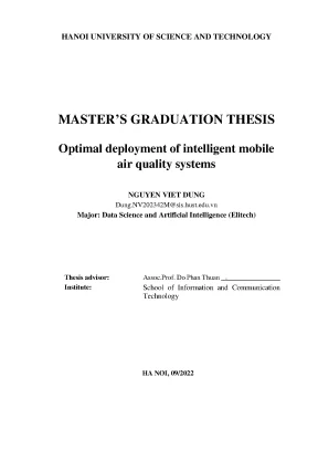 Optimal deployment of intelligent mobile air quality systems