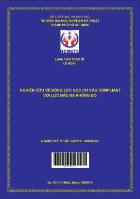 Nghiên cứu về động lực học cơ cấu compliant với lực đầu ra không đổi