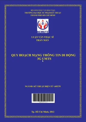 Quy hoạch mạng thông tin di động 3g umts