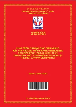 Phát triển phương pháp biên nhúng kết hợp phương pháp proper generalized decomposition pgd cho bài toán dòng chảy nhớt không nén được qua vật thể biên cứng và biên đàn hồi