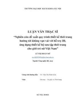 Nghiên cứu cải tiến thiết kế sản phẩm áo khoác nam hướng đến không vụn vải với sự hỗ trợ của phần mềm 3d