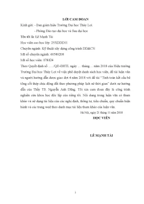 Tính toán kết cấu bê tông cốt thép chịu động đất theo phương pháp lịch sử thời gian