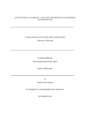 Antibacterial plasmonic and toxic properties of engineered nanoparticles doctor of philosophy departmentof human nutrition