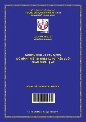 Nghiên cứu và xây dựng mô hình thiết bị triệt xung trên lưới phân phối hạ áp
