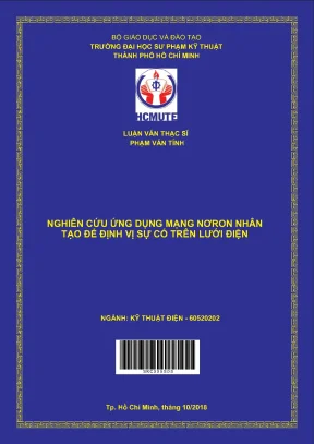 Nghiên cứu ứng dụng mạng nơron nhân tạo để định vị sự cố trên lưới điện