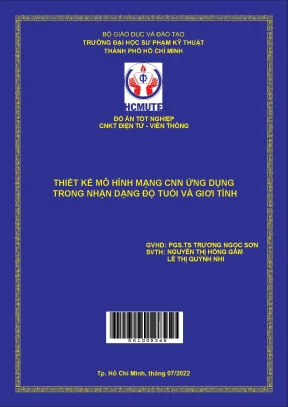 Thiết kế mô hình mạng cnn ứng dụng trong nhận dạng độ tuổi và giới tính