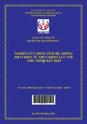 Nghiên cứu phân tích hệ thống phát điện từ thủy động lực với chu trình kết hợp