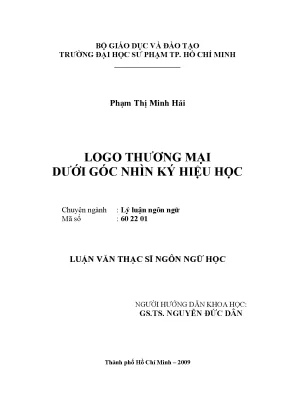 Logo thương mại dưới góc nhìn ký hiệu học