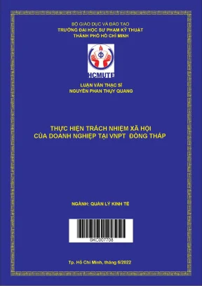 Thực hiện trách nhiệm xã hội của doanh nghiệp tại vnpt đồng tháp