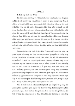 Thực hiện chính sách giảm nghèo bền vững trên địa bàn huyện châu thành tỉnh an giang