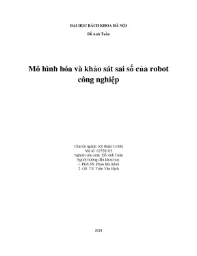Mô hình hóa và khảo sát sai số của robot công nghiệp
